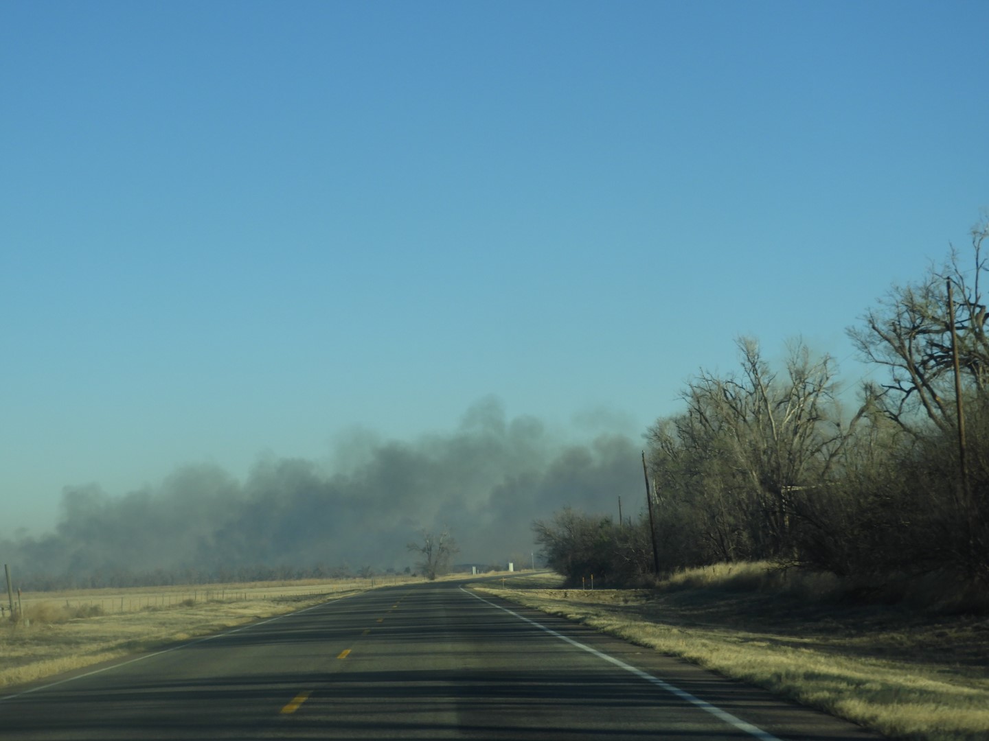 Field burning in the panhandles of Texas and Oklahoma  3 of  8 (#0527)