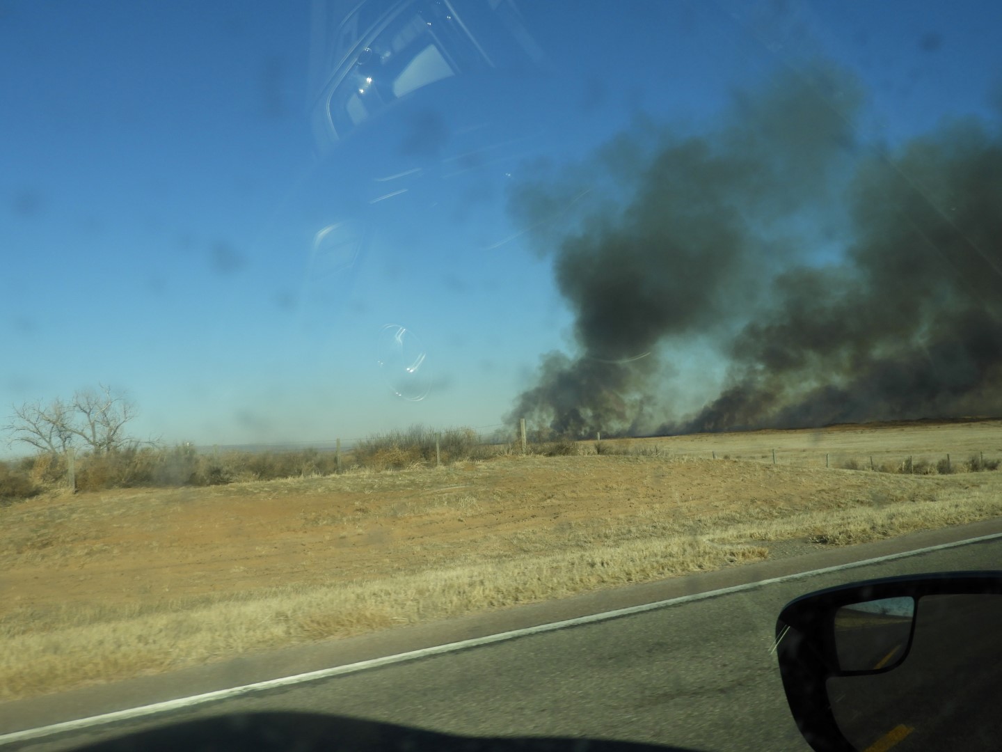 Field burning in the panhandles of Texas and Oklahoma  6 of  8 (#0530)