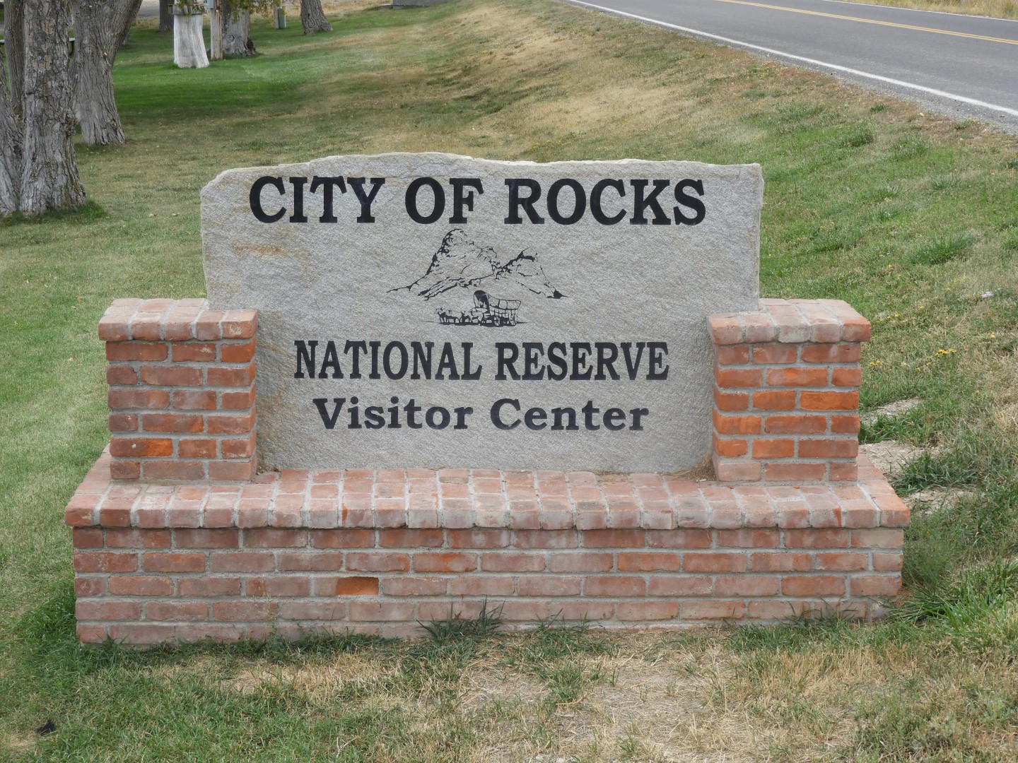 Visitor Center and area at City of Rocks National Park Facility southeast Idaho  1 of  6 (#0953)