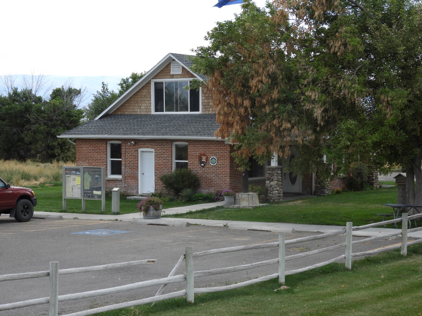 Visitor Center and area at City of Rocks National Park Facility southeast Idaho  3 of  6 (#0954)