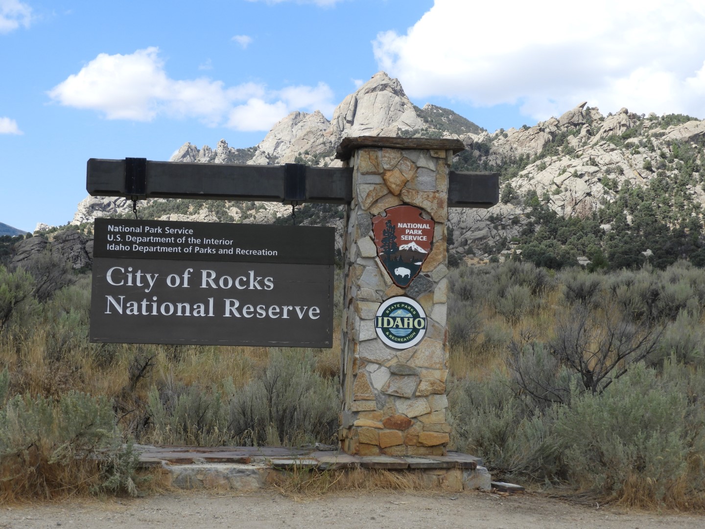 Visitor Center and area at City of Rocks National Park Facility southeast Idaho  2 of  6 (#0984)