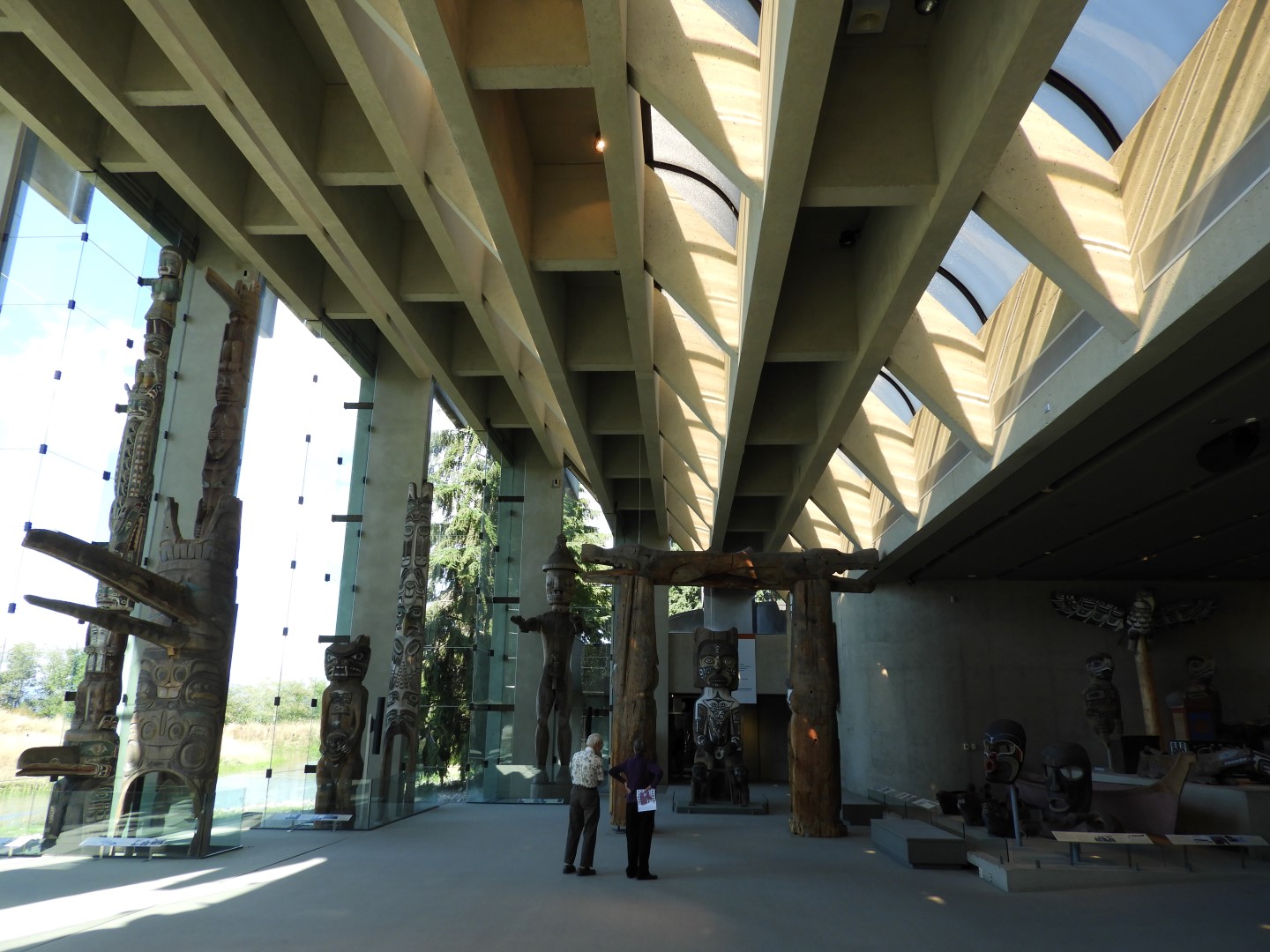 Univ. of British Columbia Anthropology Museum and adjacent scenery in Vancouver in British Columbia, Canada 15 of 53 (#1173)