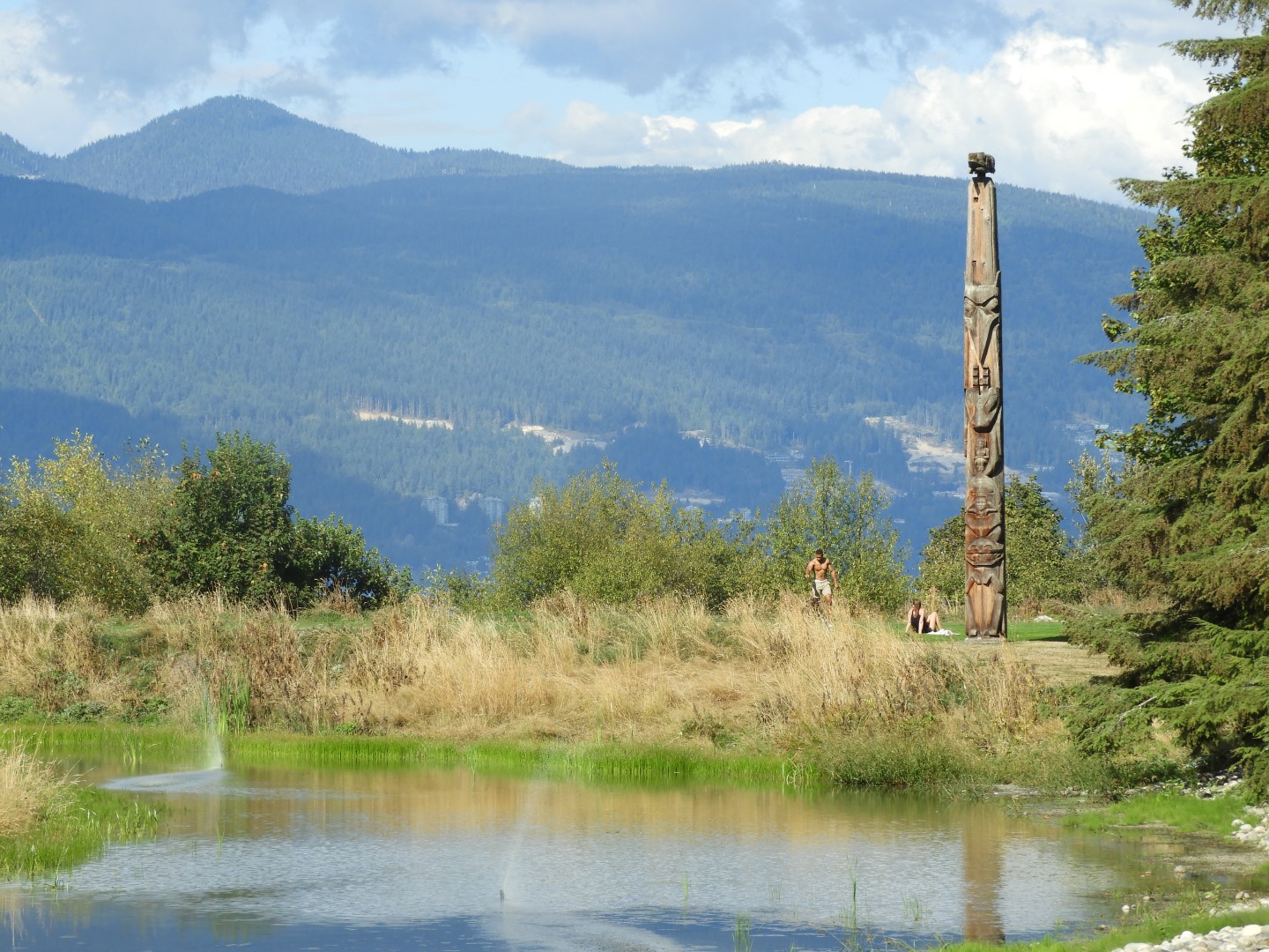 Univ. of British Columbia Anthropology Museum and adjacent scenery in Vancouver in British Columbia, Canada 38 of 53 (#1199)