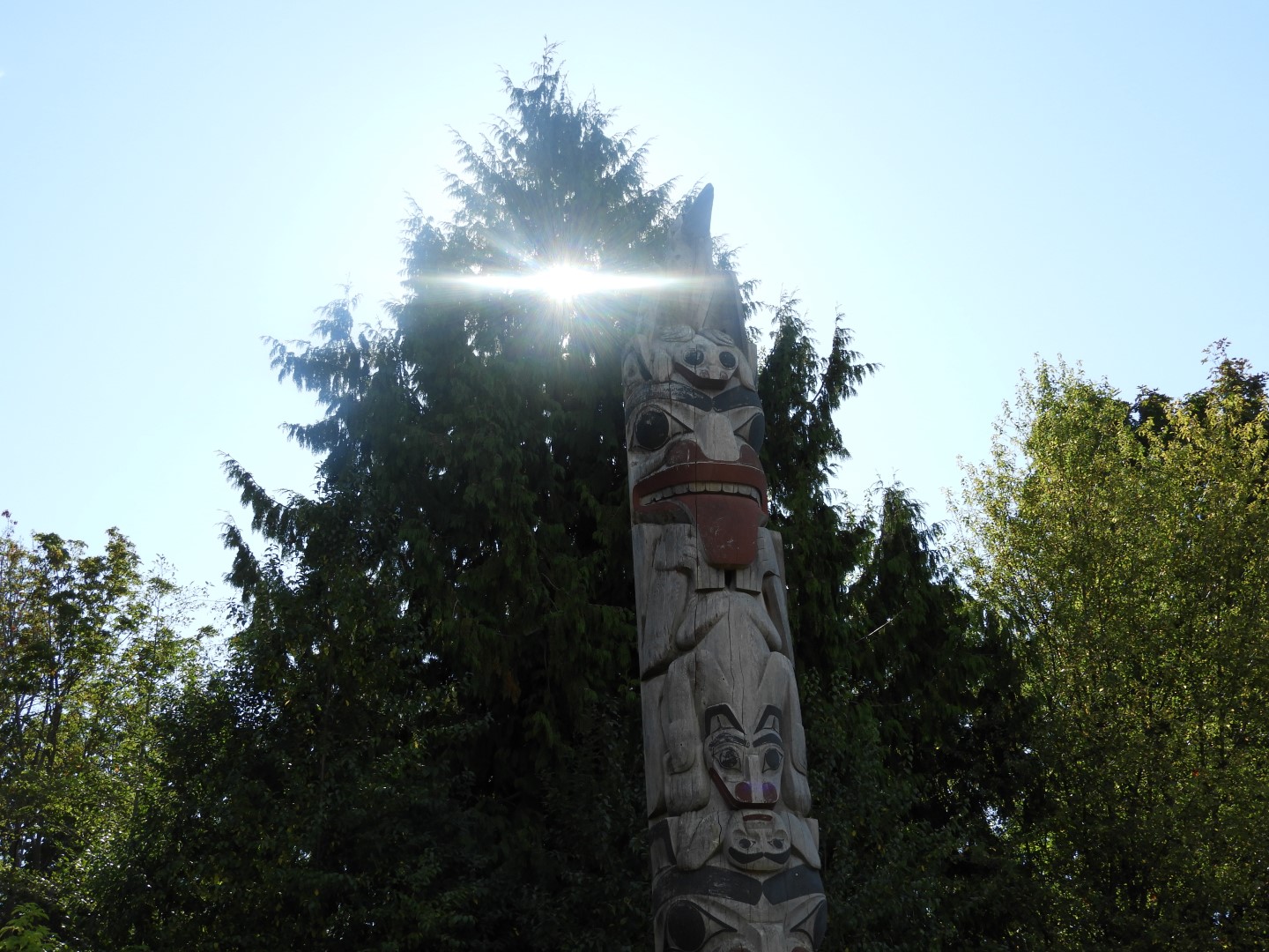 Univ. of British Columbia Anthropology Museum and adjacent scenery in Vancouver in British Columbia, Canada 39 of 53 (#1200)