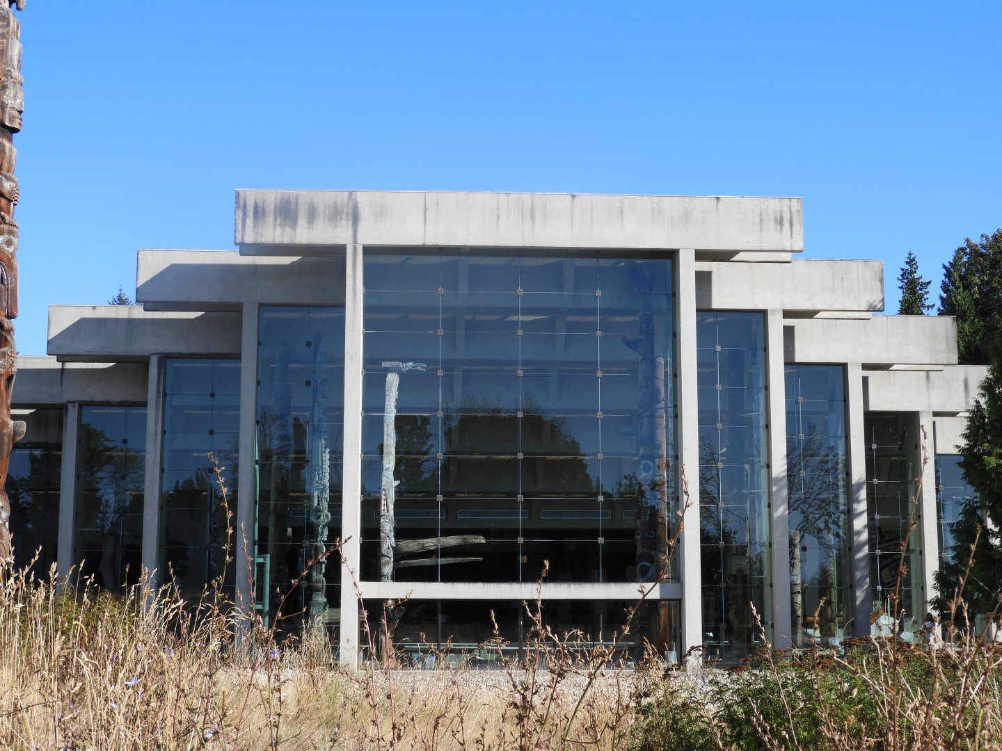 Univ. of British Columbia Anthropology Museum and adjacent scenery in Vancouver in British Columbia, Canada 44 of 53 (#1205)