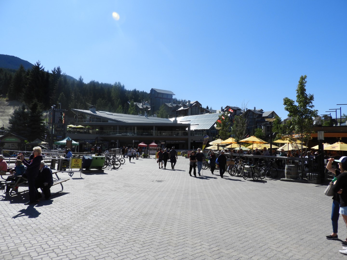 Shopping area in Whistler in British Columbia, Canada  4 of  6 (#1218)