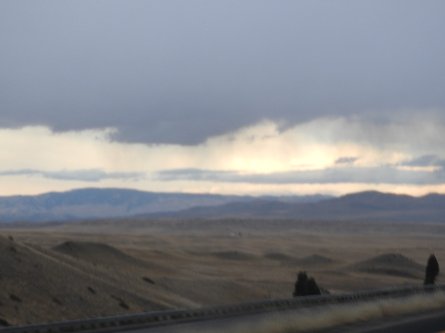 Trying to capture the incredible sky colors driving east towards Bozeman MT  1 of  5 (#1588)