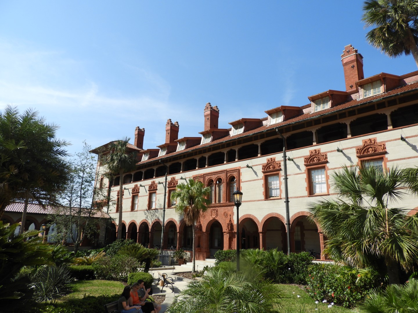 Buildings at Flagler College in St. Augustine FL  9 of  9 (#2672)