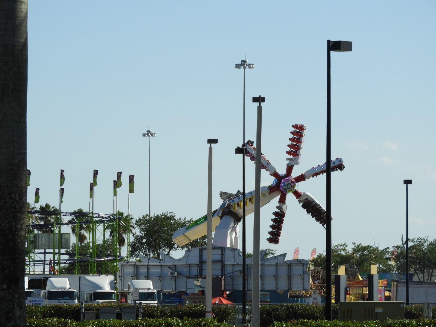 Carnival Rides adjacent to Florida International University South campus in Miami  1 of  2 (#2710)