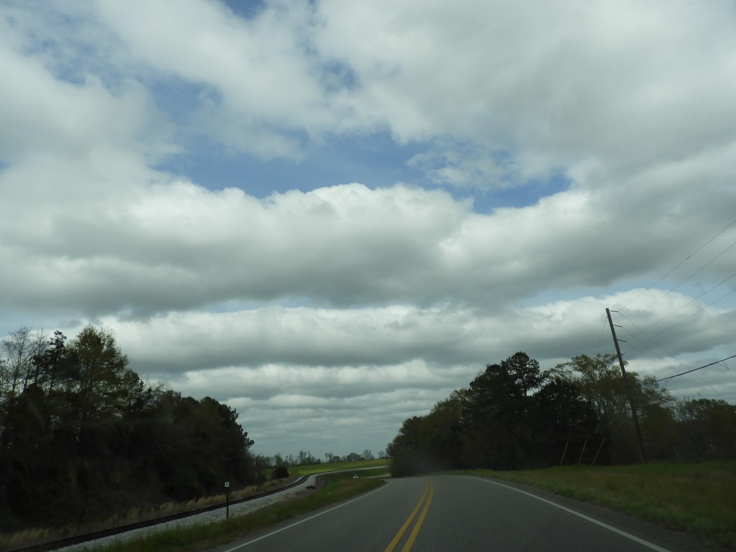 Hotdog-shaped Clouds between Troy and Tuskegee AL AL  2 of  4 (#2774)