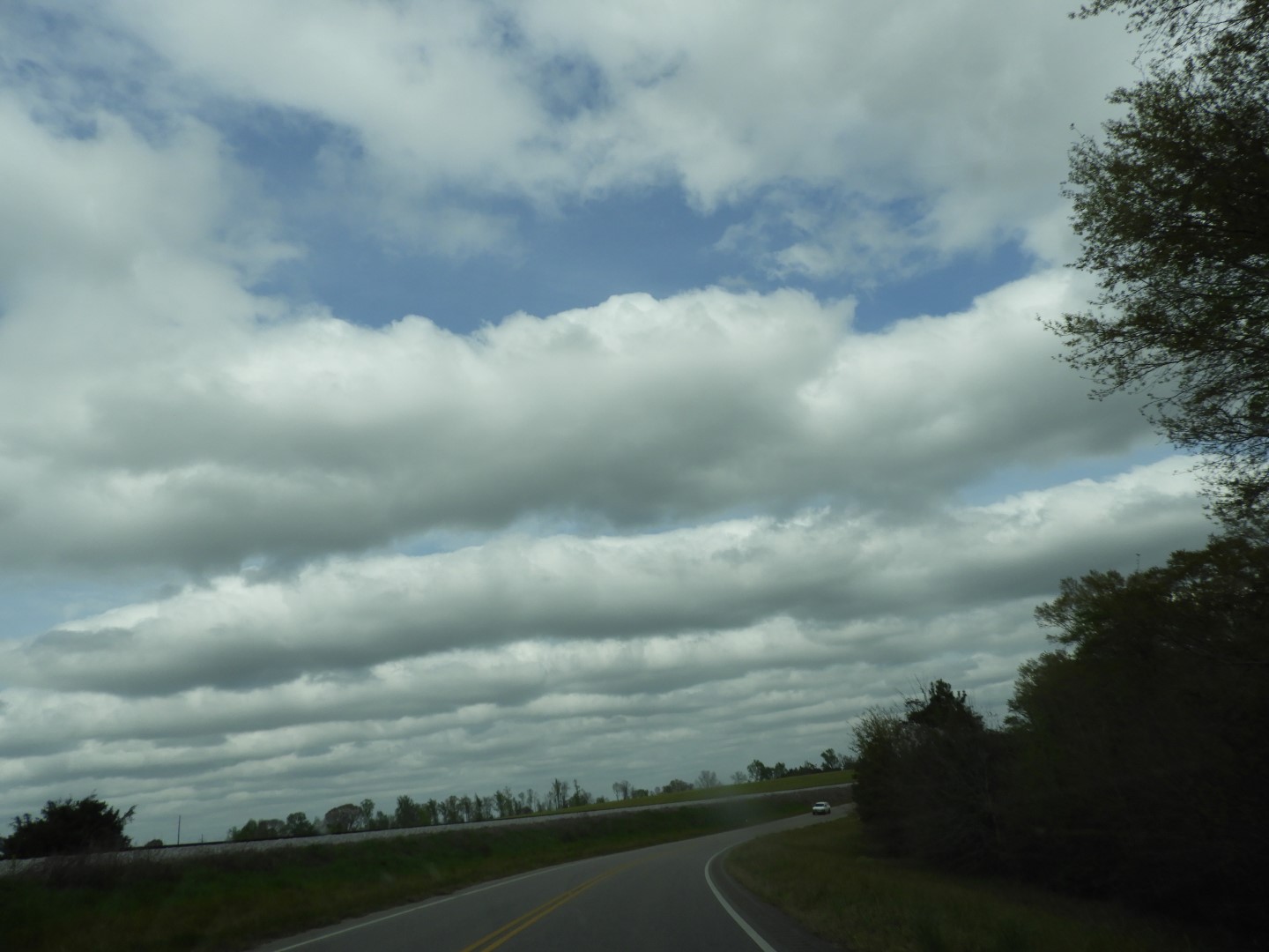 Hotdog-shaped Clouds between Troy and Tuskegee AL AL  3 of  4 (#2775)