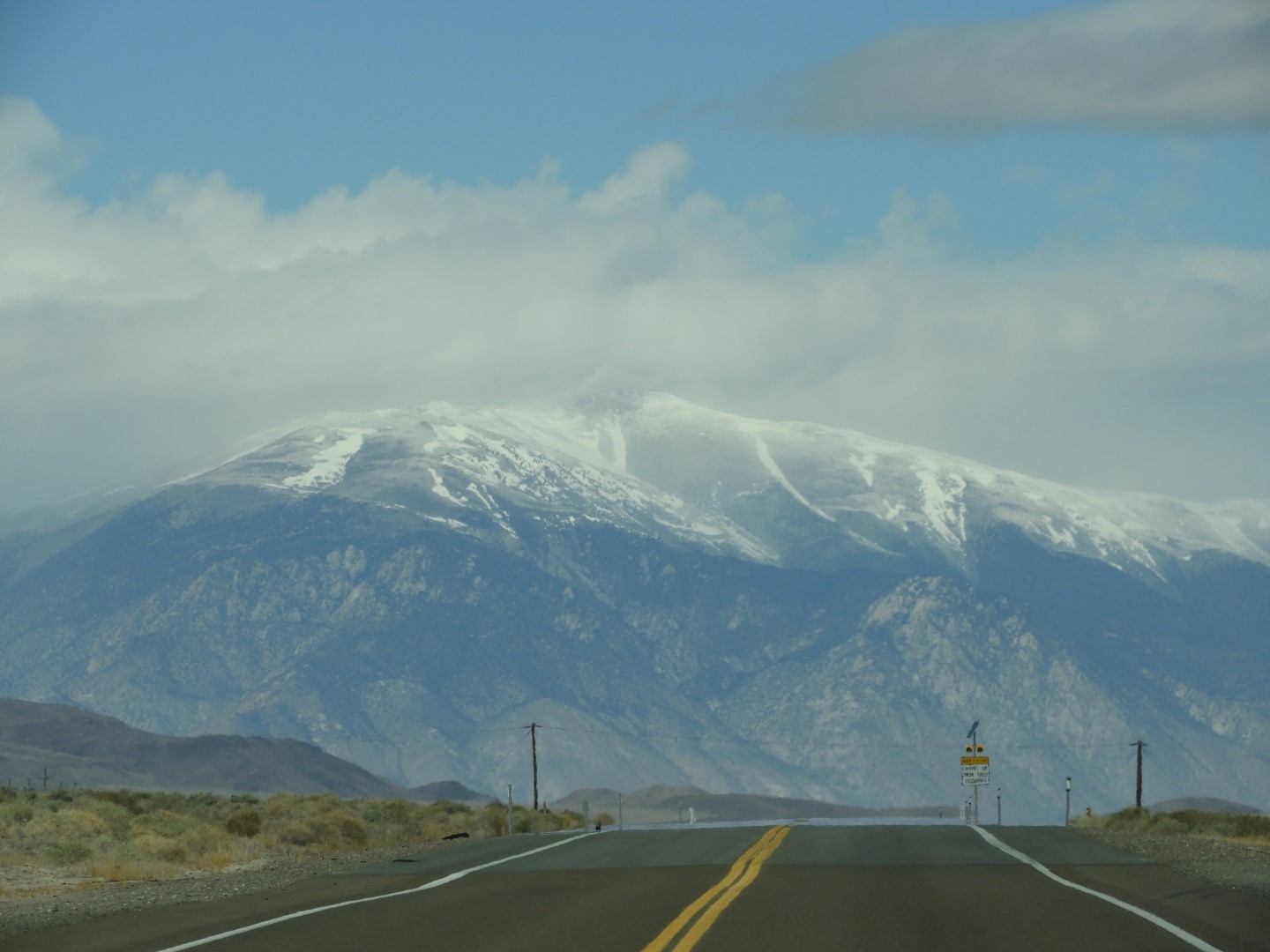 Snowy mountains between Hawthorne and Yerington  3 of 26 (#3094)