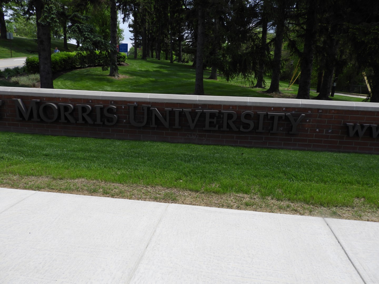 Robert Morris University in Pittsburgh (impossible to get back far enough to take the photo)  2 of  4 (#4702)