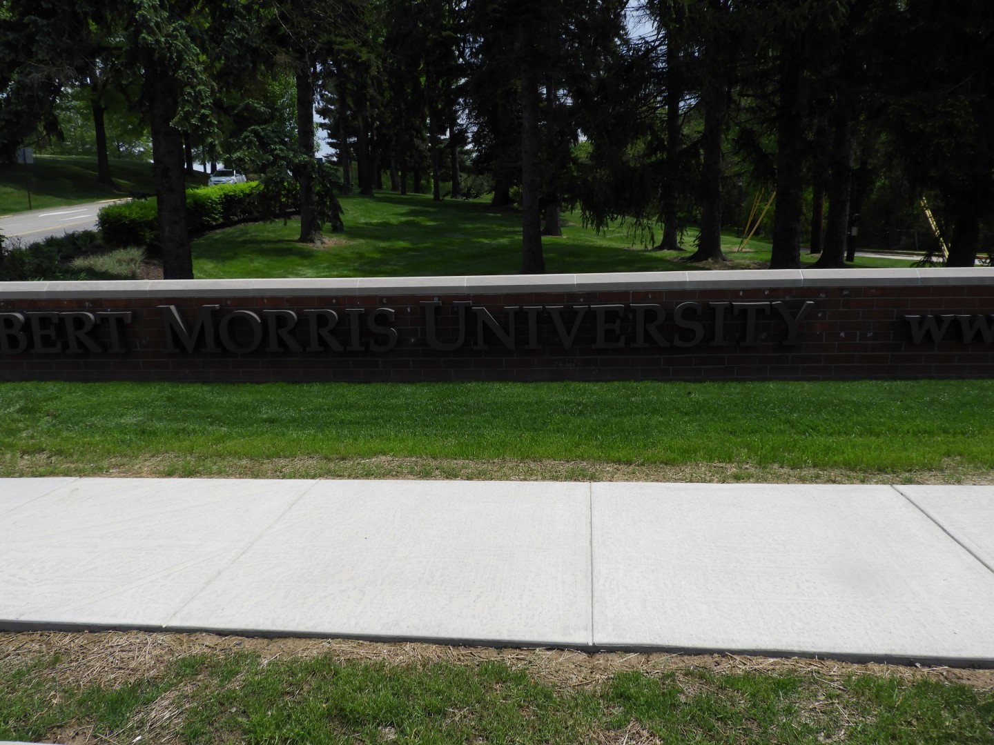 Robert Morris University in Pittsburgh (impossible to get back far enough to take the photo)  3 of  4 (#4703)