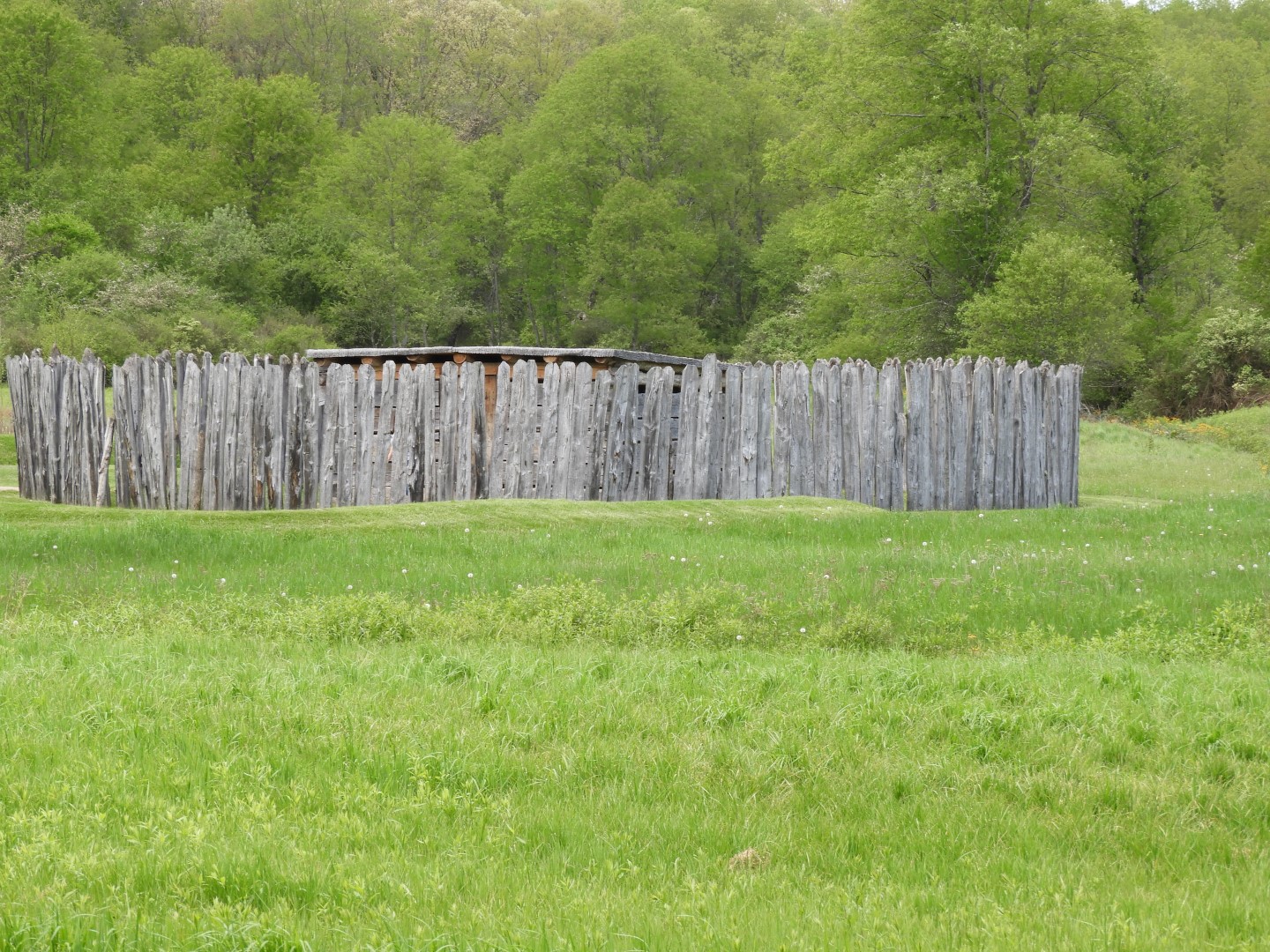 The fort at Ft. Necessity NP near Farmington PA  1 of  2 (#4944)