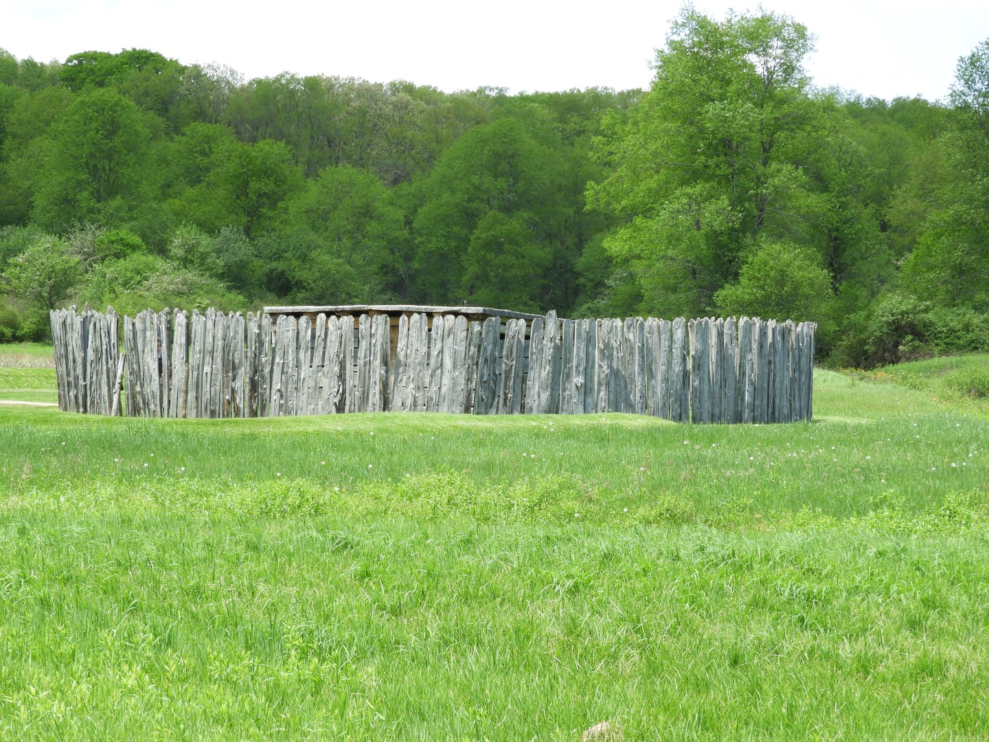 The fort at Ft. Necessity NP near Farmington PA  2 of  2 (#4945)