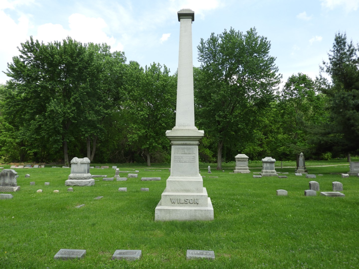 Woodland Cemetery in Xenia OH -- Wilsons in Section G  2 of 11 (#5044)