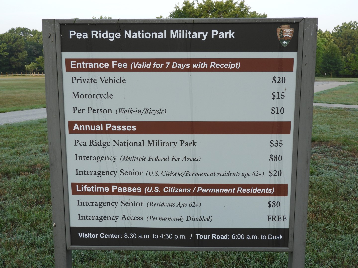 Pea Ridge National Battlefield near Garfield AR  4 of 11 (#5237)