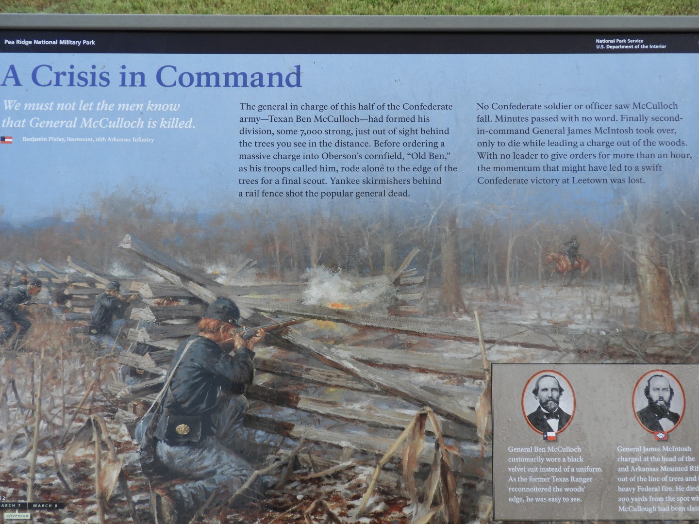 Pea Ridge National Battlefield near Garfield AR  5 of 11 (#5238)