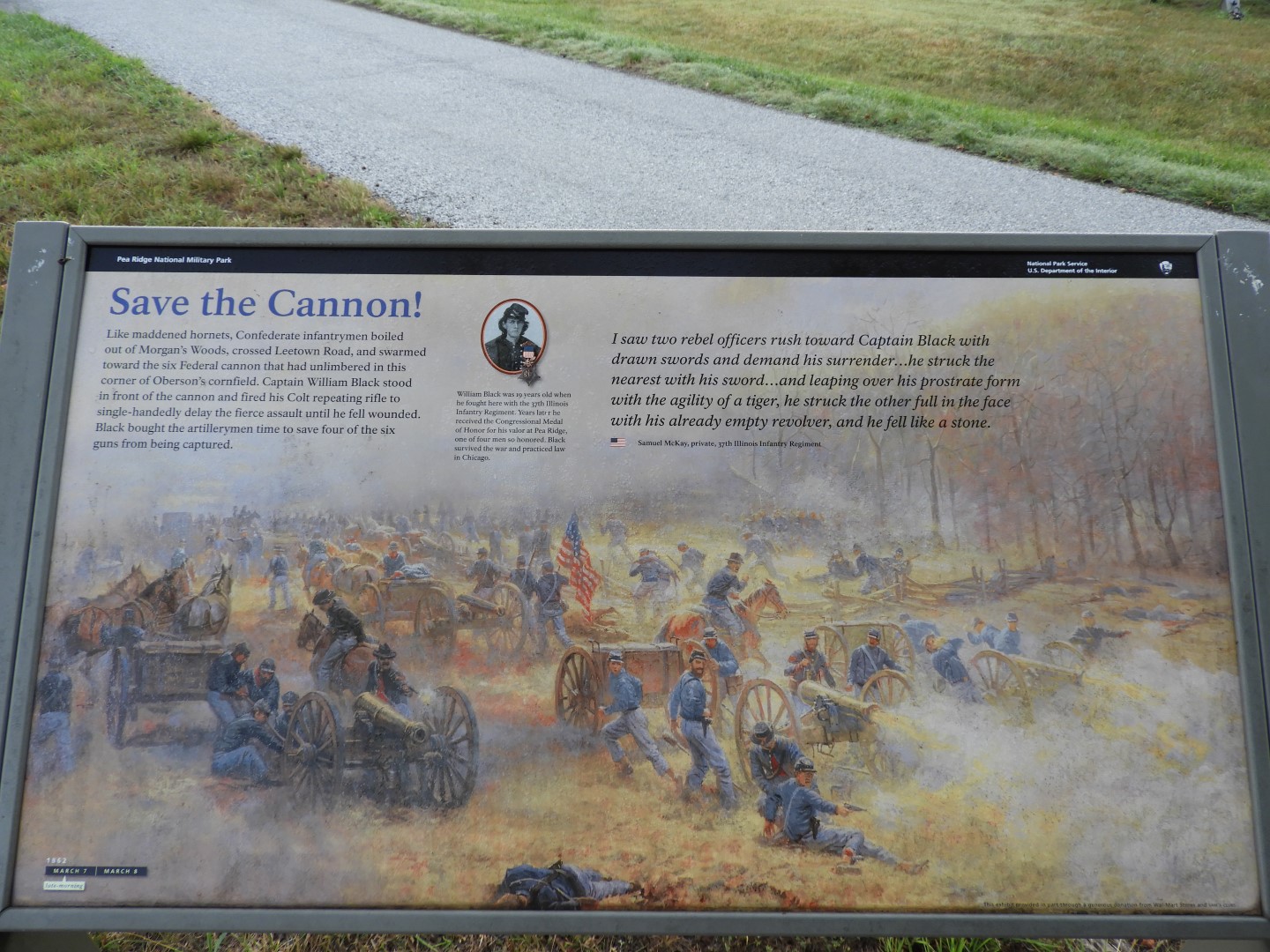 Pea Ridge National Battlefield near Garfield AR  9 of 11 (#5242)