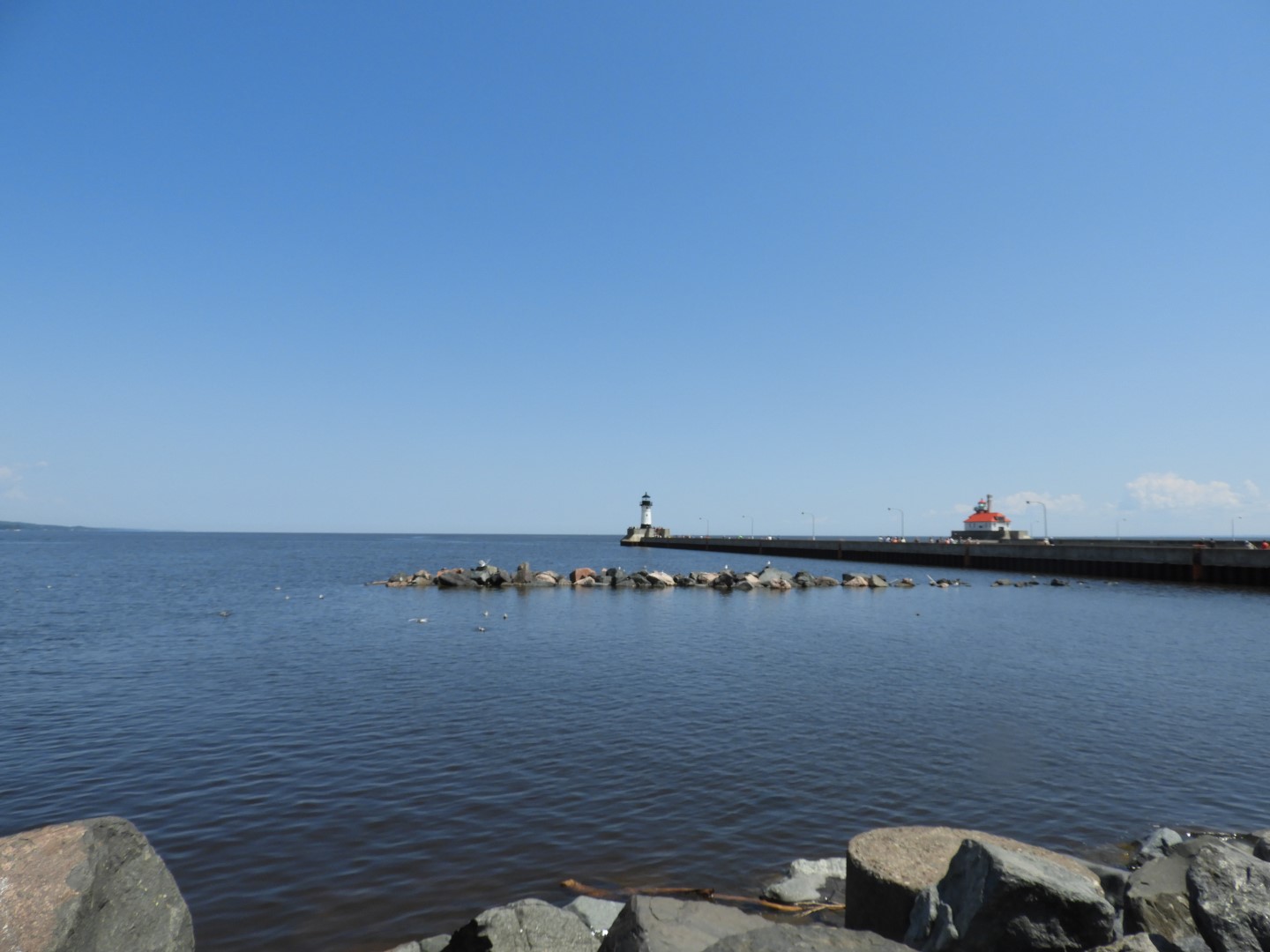 Lake Superior seen from Canal Park in Duluth MN  1 of 28 (#5433)