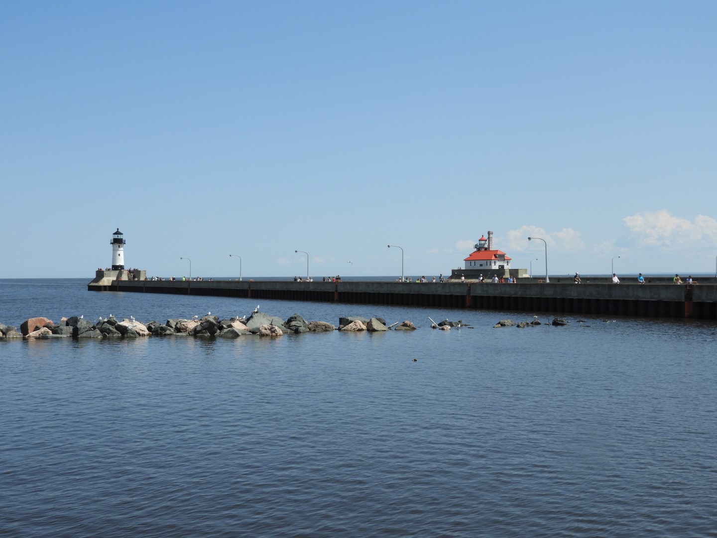 Lake Superior seen from Canal Park in Duluth MN 18 of 28 (#5451)