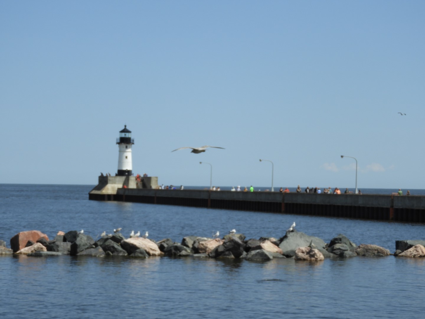 Lake Superior seen from Canal Park in Duluth MN 27 of 28 (#5461)