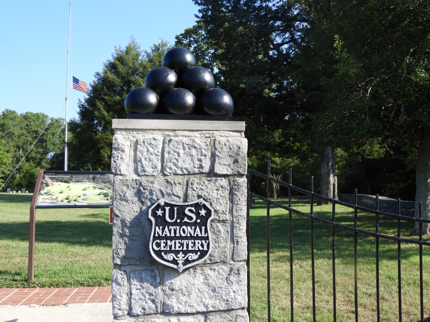 (in August) Ft. Donelson National Cemetery near Dover TN  5 of  8 (#5665)