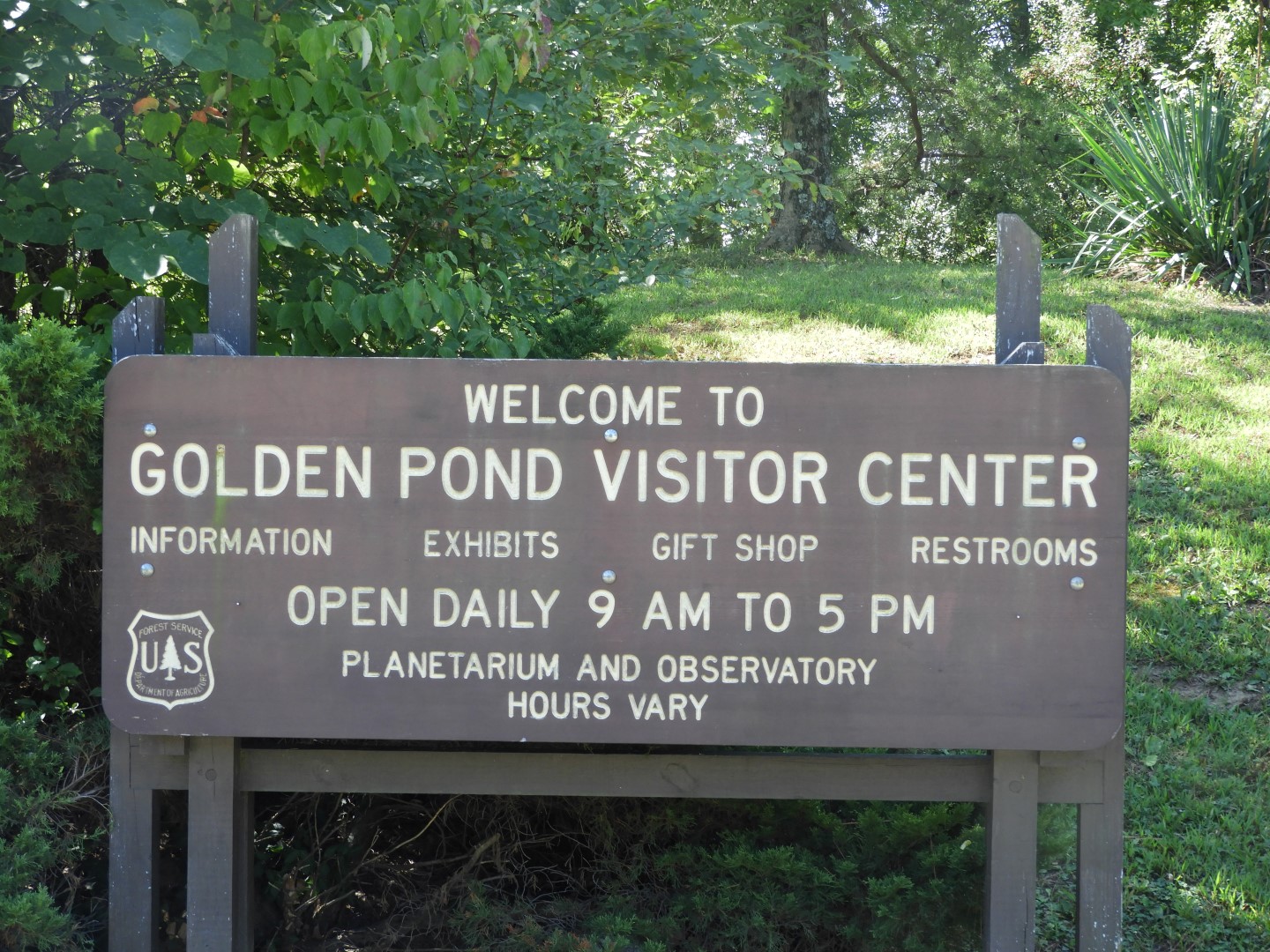 Land Between the Lakes in southwestern Kentucky -- Golden Pond Visitor Center and Planetarium  1 of  3 (#5711)
