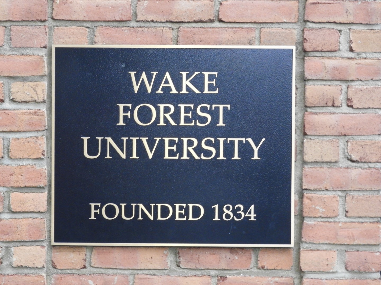 Wake Forest University in Winston-Salem NC  5 of  8 (#5887)