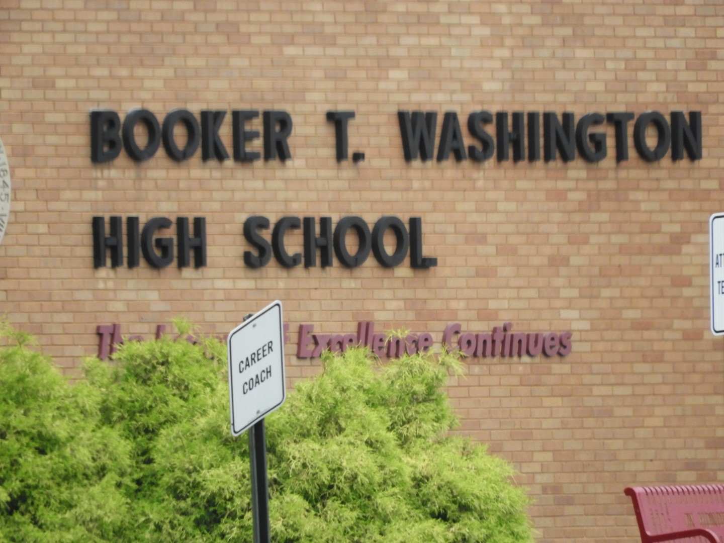 Booker T Washington High School in Norfolk VA (his name is THE coolest name of all!!)  2 of  2 (#6036)