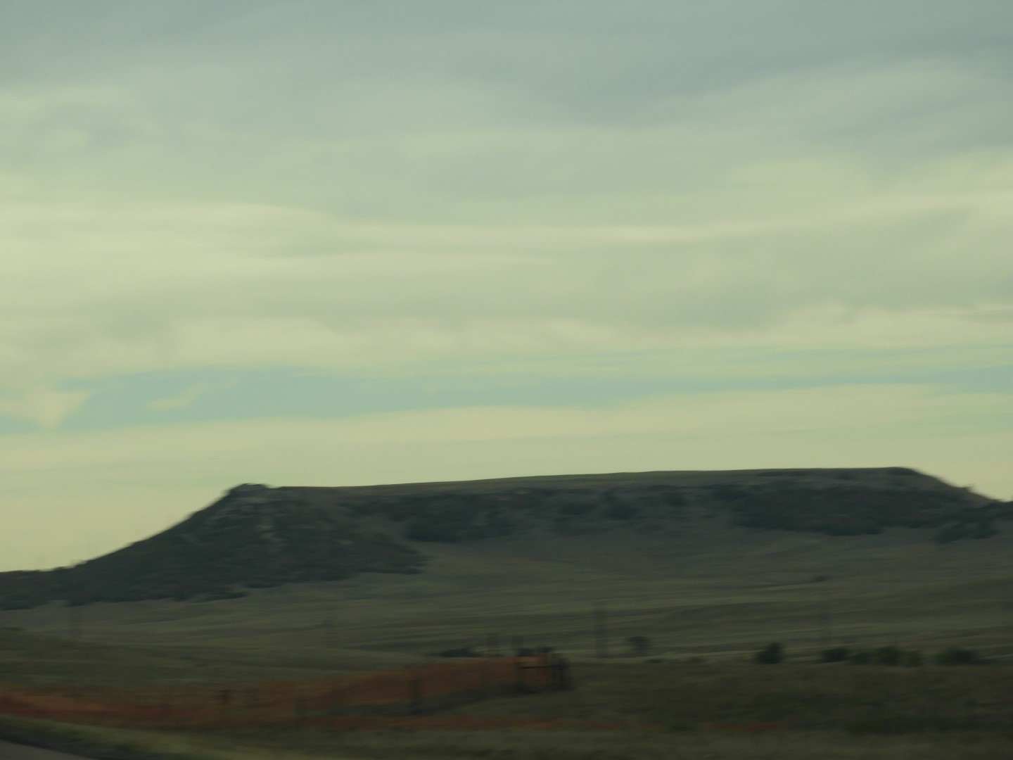 Scenery along I-25 between Denver and Colorado Springs  1 of  3 (#6402)