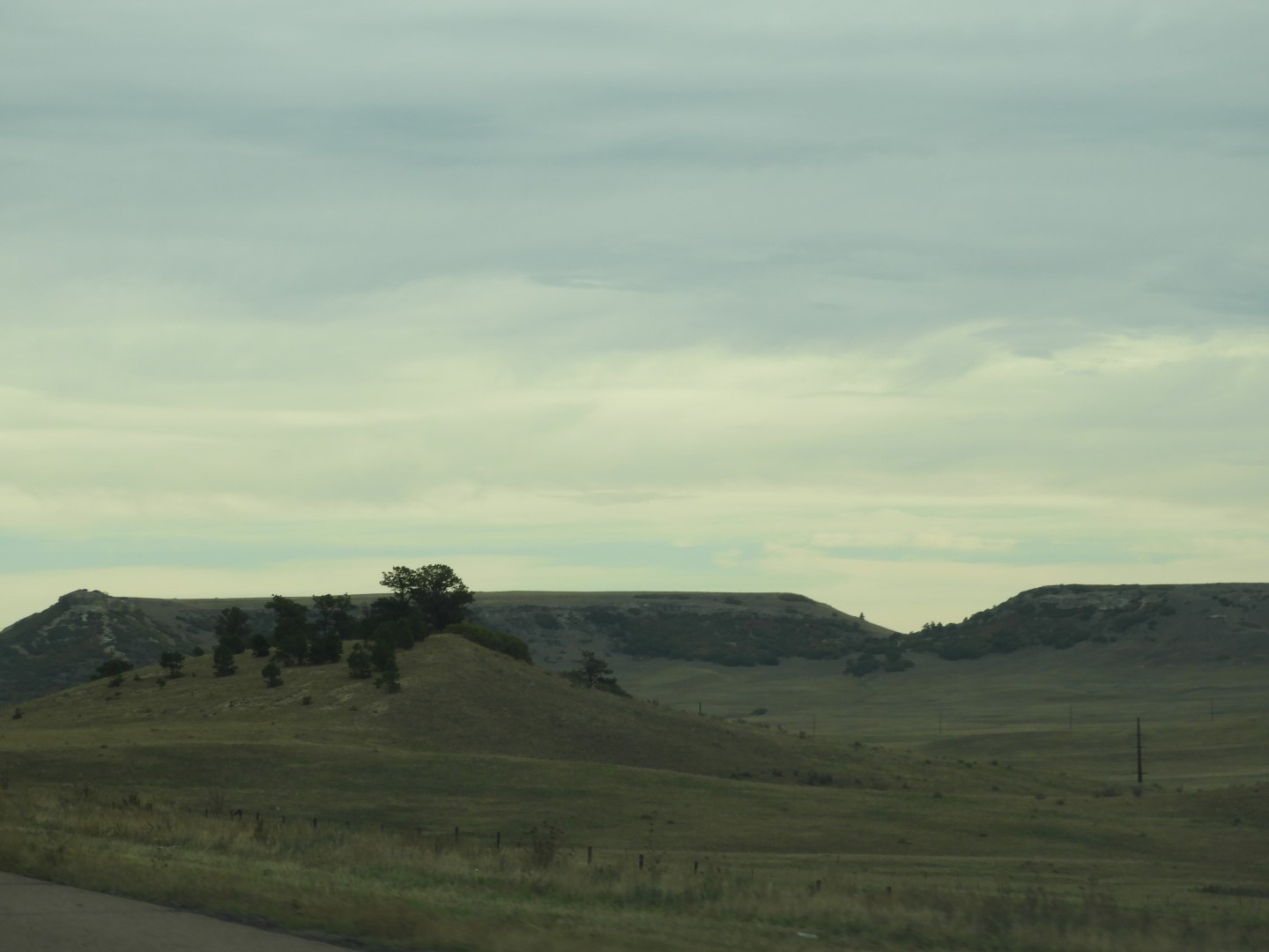 Scenery along I-25 between Denver and Colorado Springs  2 of  3 (#6403)