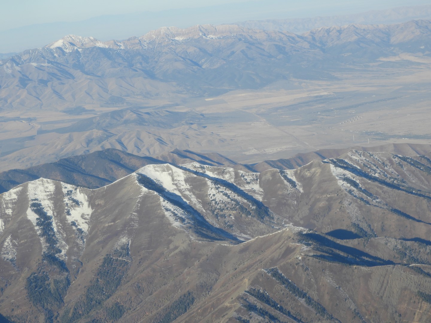 Rocky Mountains of Utah from the air  8 of 12 (#6462)