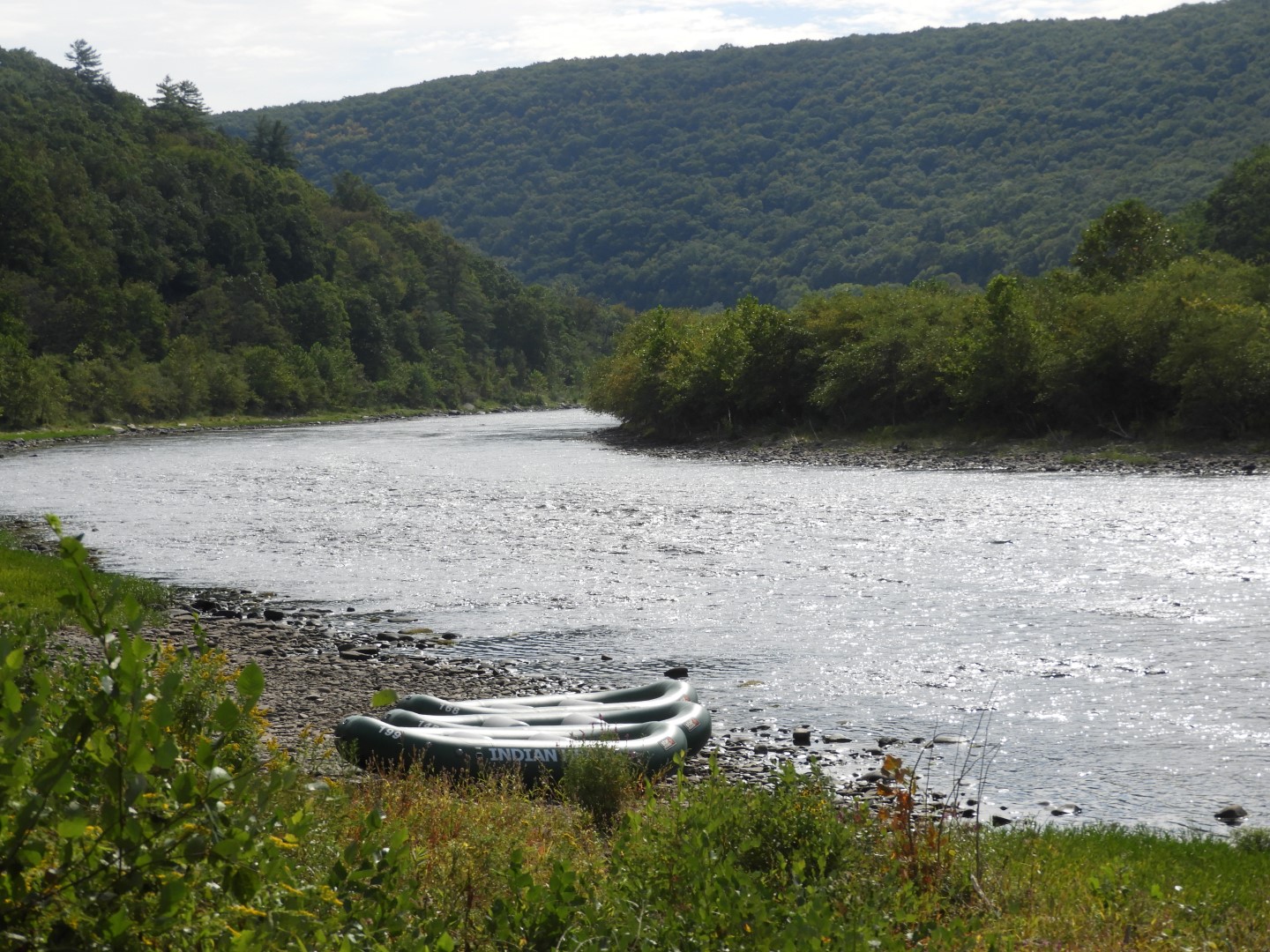 Upper Delaware River in Barryville NY 2 of  3 (#0064)