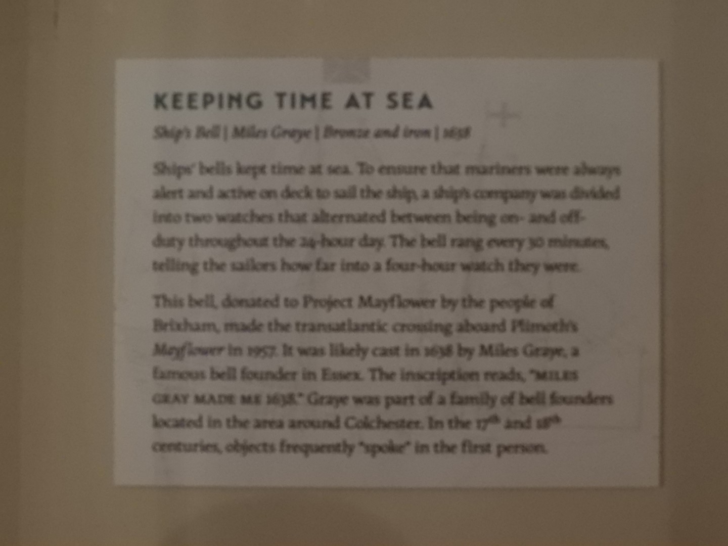 Plimouth Plantation - Visitor Center 16 of 35 (#0348)