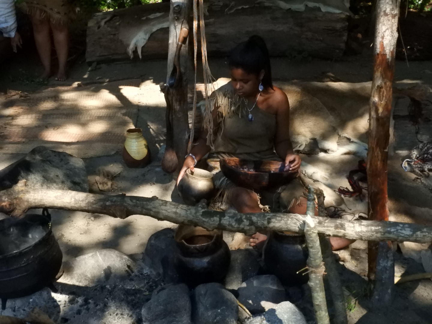 Plimouth Plantation - Wampanoag Homesite 15 of 23 (#0382)