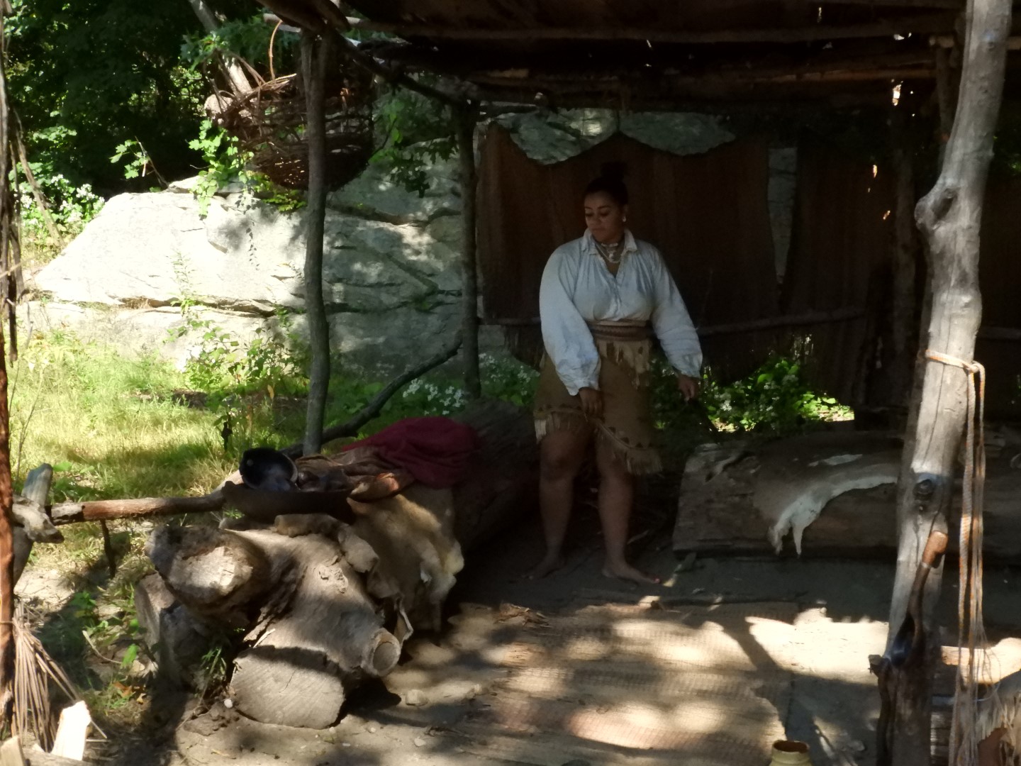 Plimouth Plantation - Wampanoag Homesite 16 of 23 (#0383)