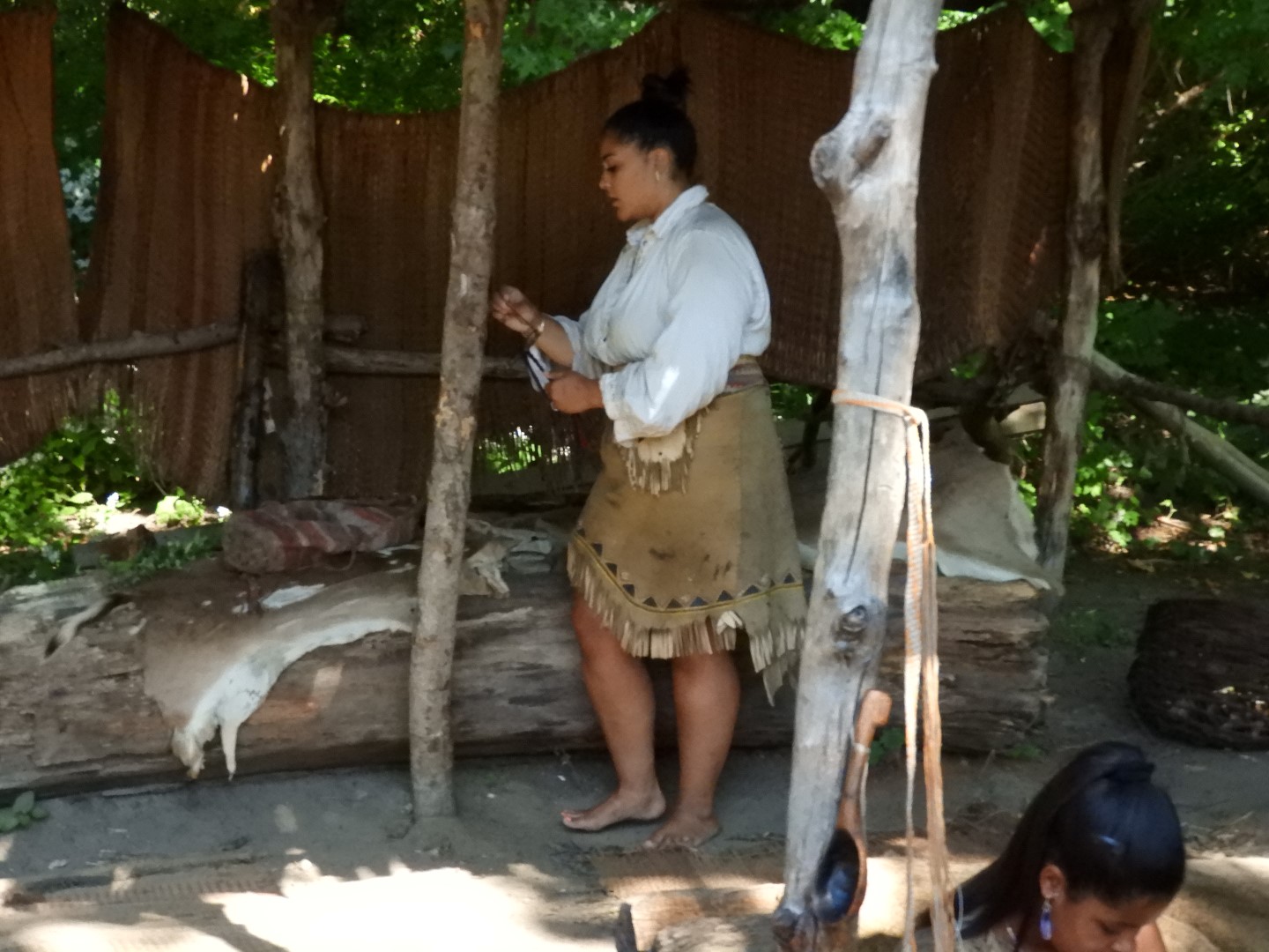 Plimouth Plantation - Wampanoag Homesite 18 of 23 (#0385)