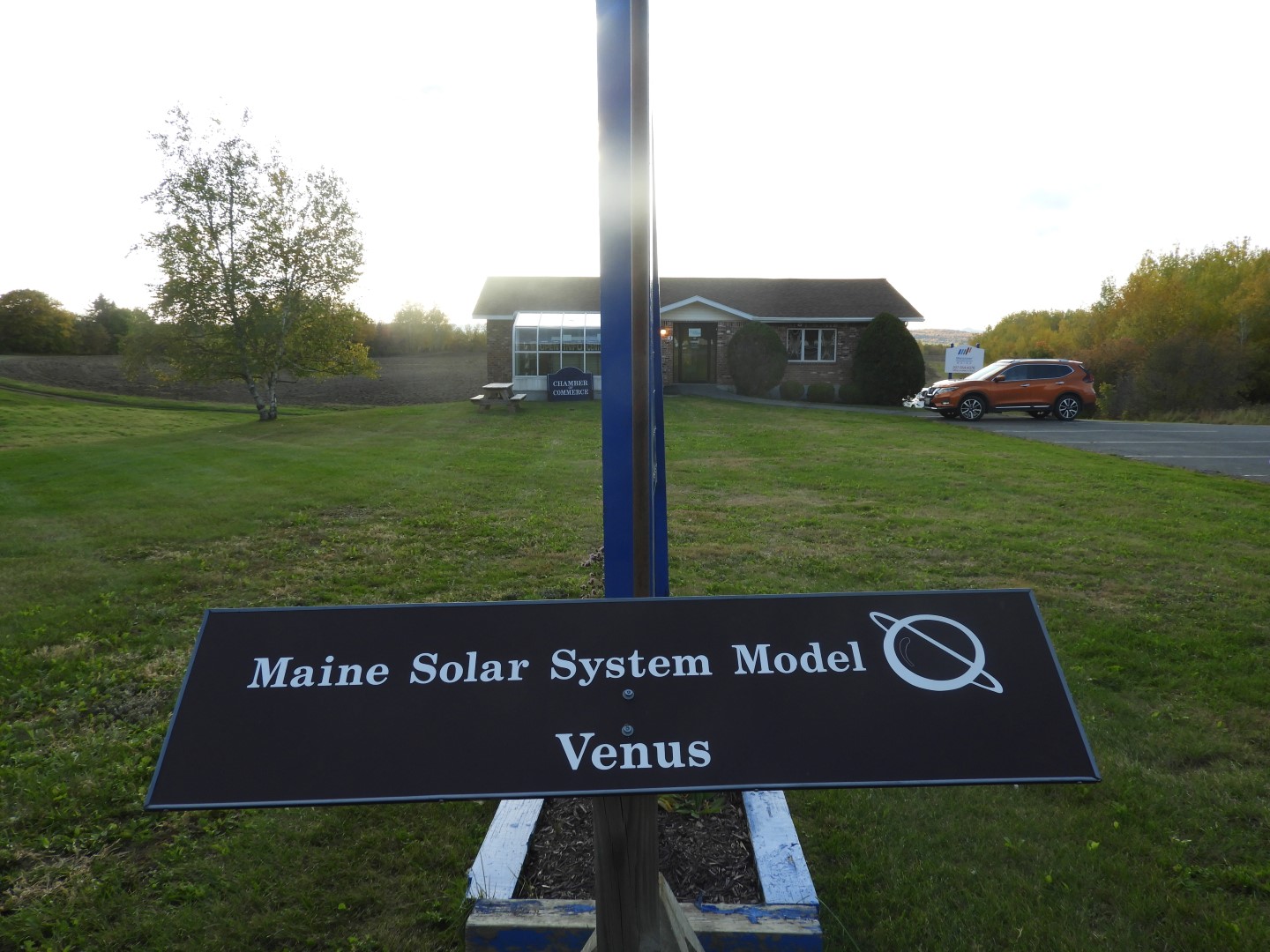 Venus and Earth of the Maine Solar System Scaled Model 3 of  8 (#0759)