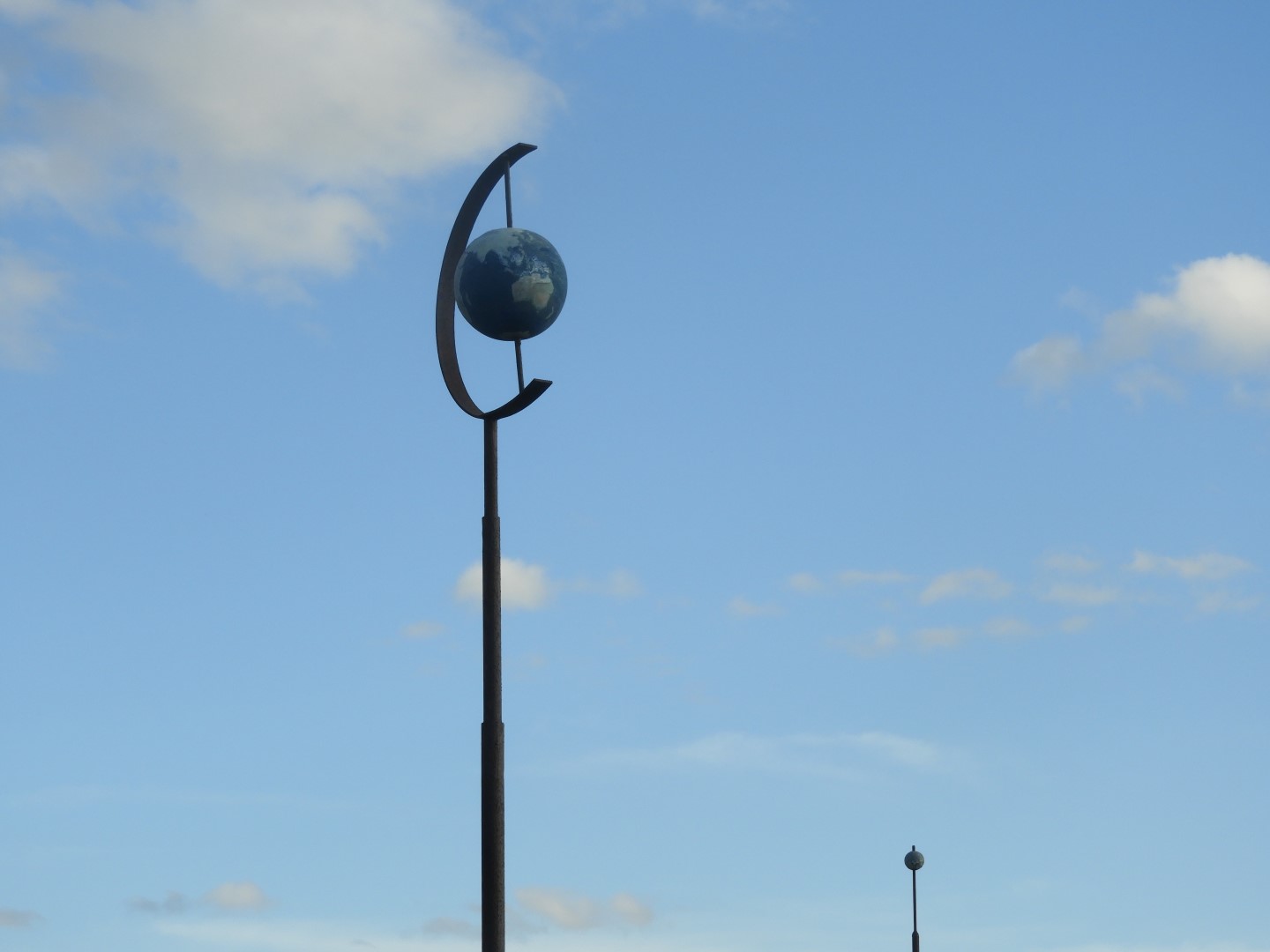 Venus and Earth of the Maine Solar System Scaled Model 8 of  8 (#0762)