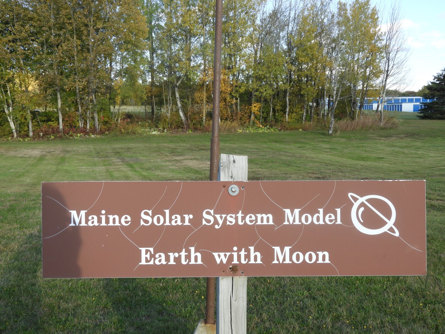 Venus and Earth of the Maine Solar System Scaled Model 6 of  8 (#0763)