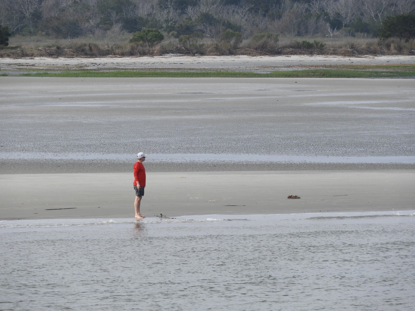 Low-tide sand bars area at Fort Sumter National Historic Site SC  5 of 37 (#6654)