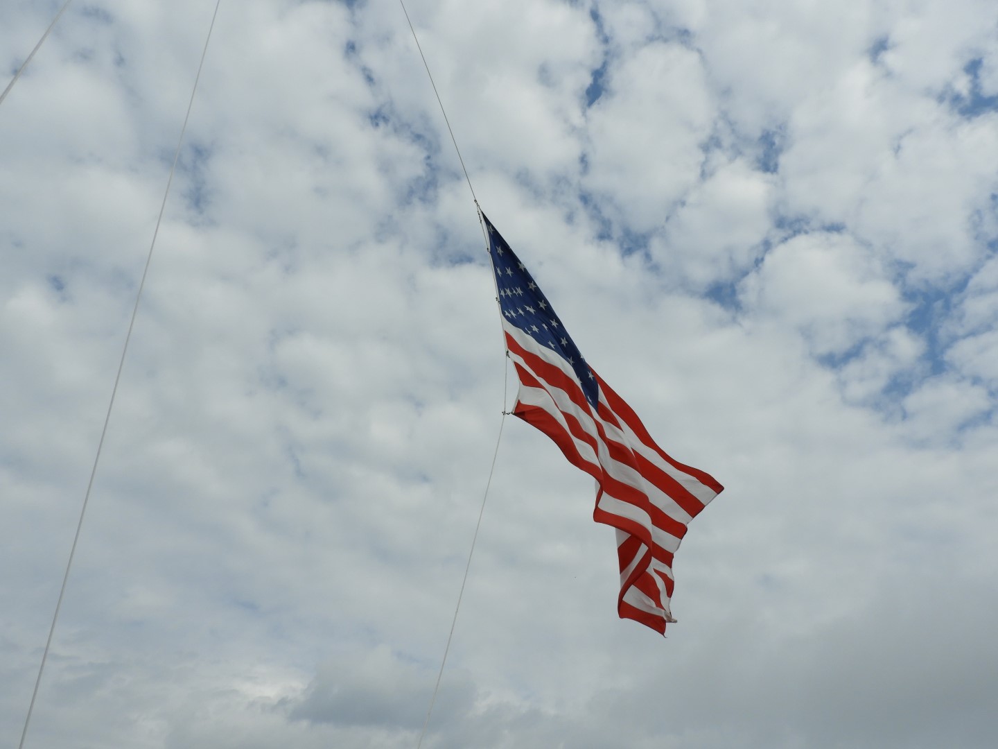 Flag raising ceremony at Fort Sumter National Historic Site SC  4 of 16 (#6669)