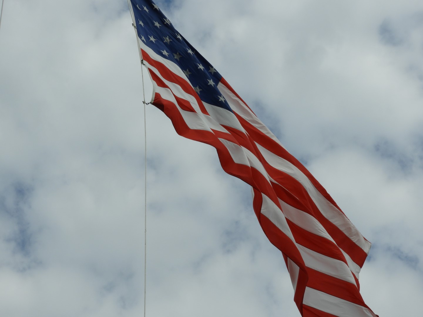 Flag raising ceremony at Fort Sumter National Historic Site SC  5 of 16 (#6670)