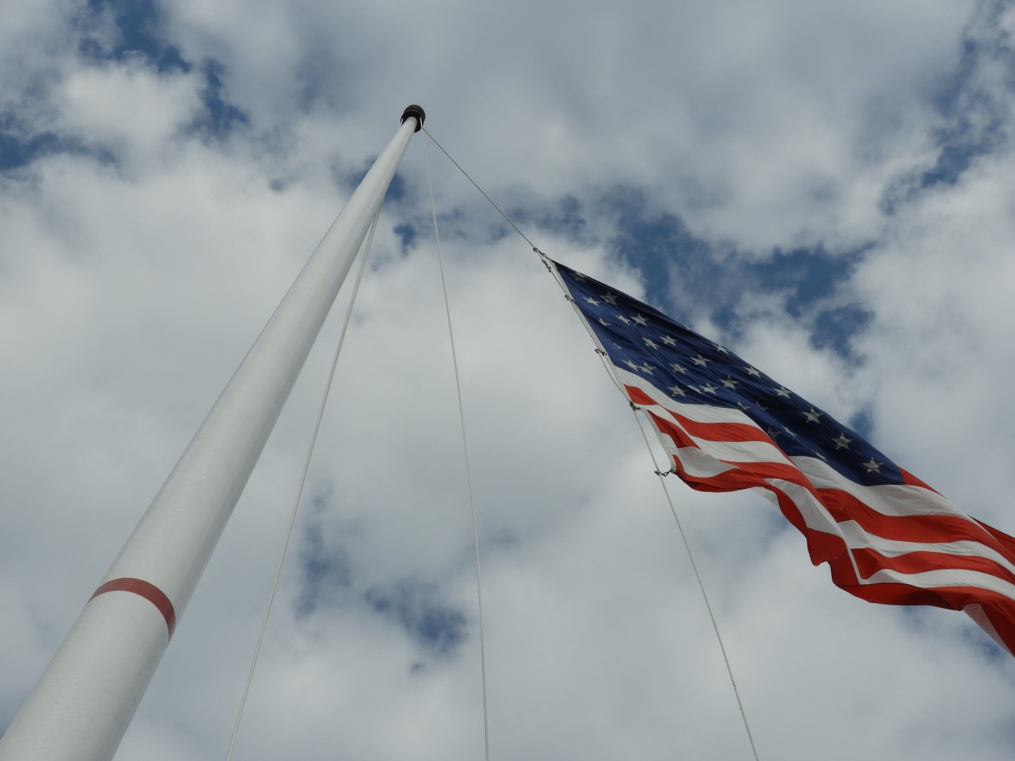 Flag raising ceremony at Fort Sumter National Historic Site SC  6 of 16 (#6671)