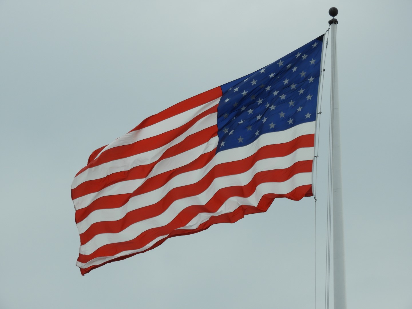 Flag raising ceremony at Fort Sumter National Historic Site SC  9 of 16 (#6691)