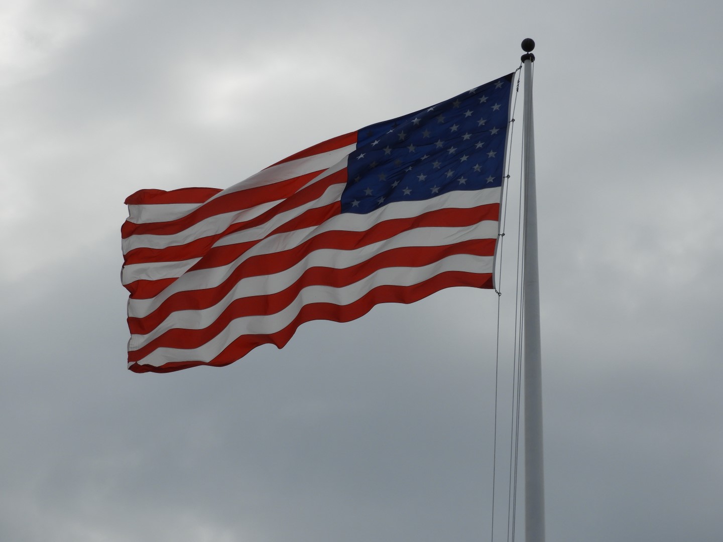 Flag raising ceremony at Fort Sumter National Historic Site SC 14 of 16 (#6698)