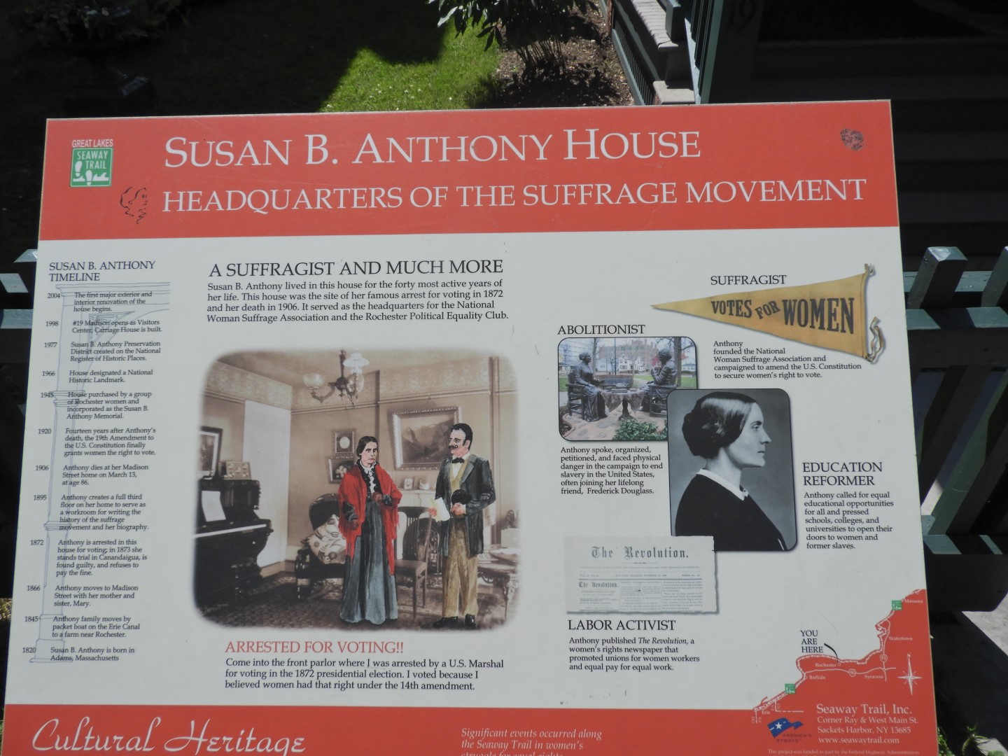 Susan B. Anthony House NY 4 of 12 (#8482)