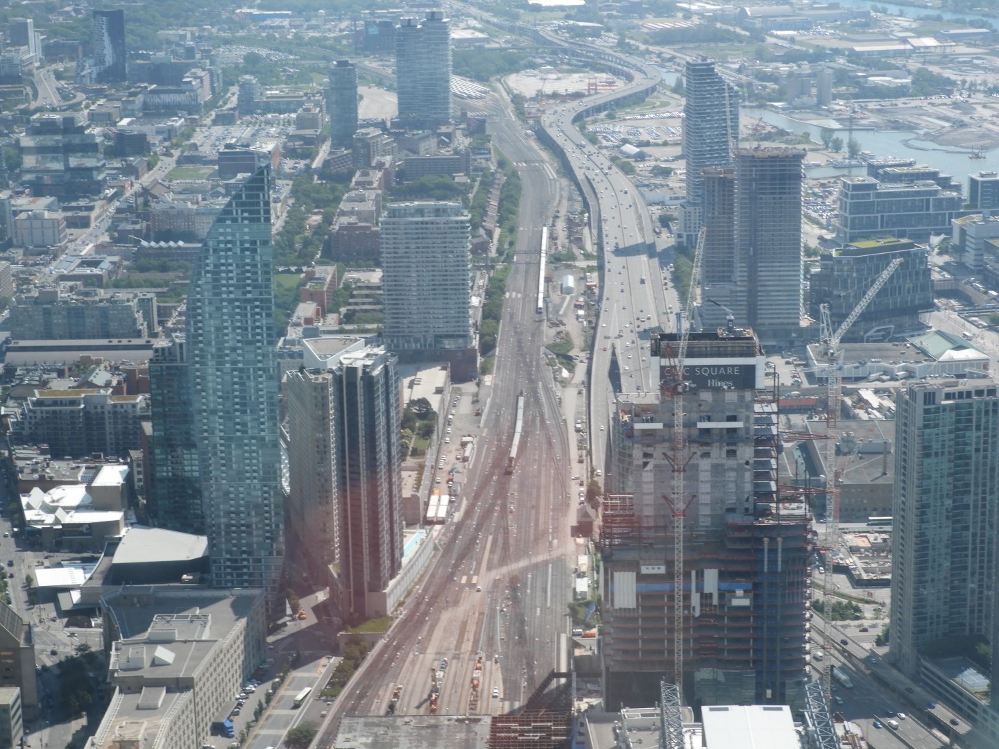 Views from the Skypad level of the CN Tower in downtown Toronto ON 3 of 31 (#8573)